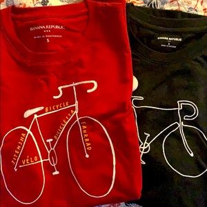 Banana republic bike tshirts